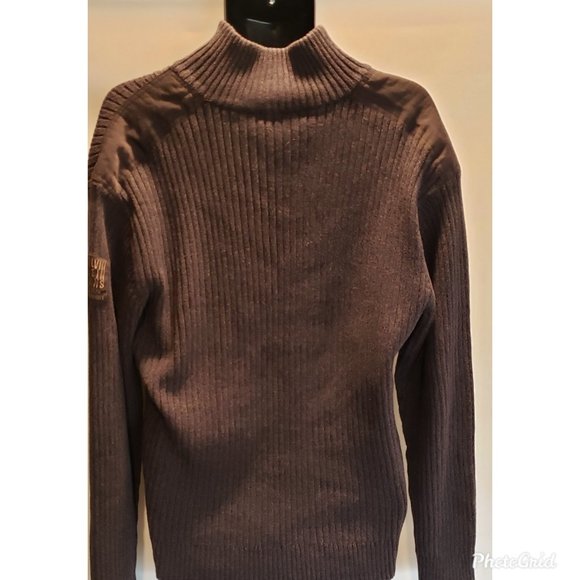 Calvin Klein Jeans Men's Gray Quarter Zip Sweater - Picture 2 of 4